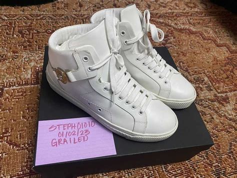 sneaker versace uomo crosta vitello te19.1|versace vitello sneakers.